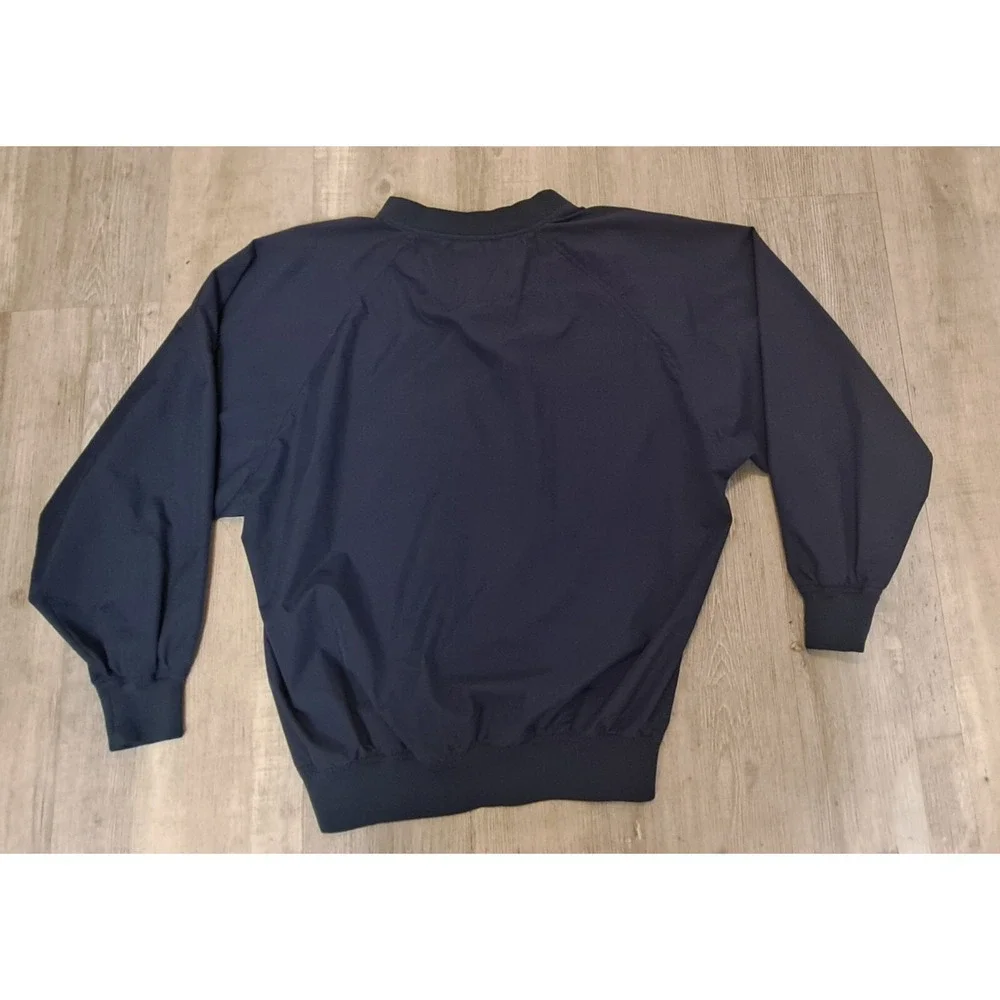 Mens Navy‎ Tyrolia V Neck Pullover Windbreaker